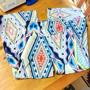 Arolina M wide leg lounge pants high rise